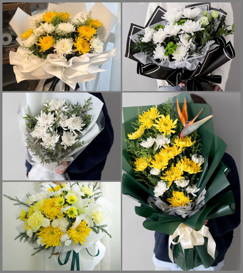 福建龙岩上杭县通贤乡东里村白事花束代送